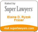 Rated By Super Lawyers | Elaine D. Ryzak Fraser | Visit SuperLawyers.com