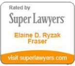 Rated By Super Lawyers | Elaine D. Ryzak Fraser | Visit SuperLawyers.com